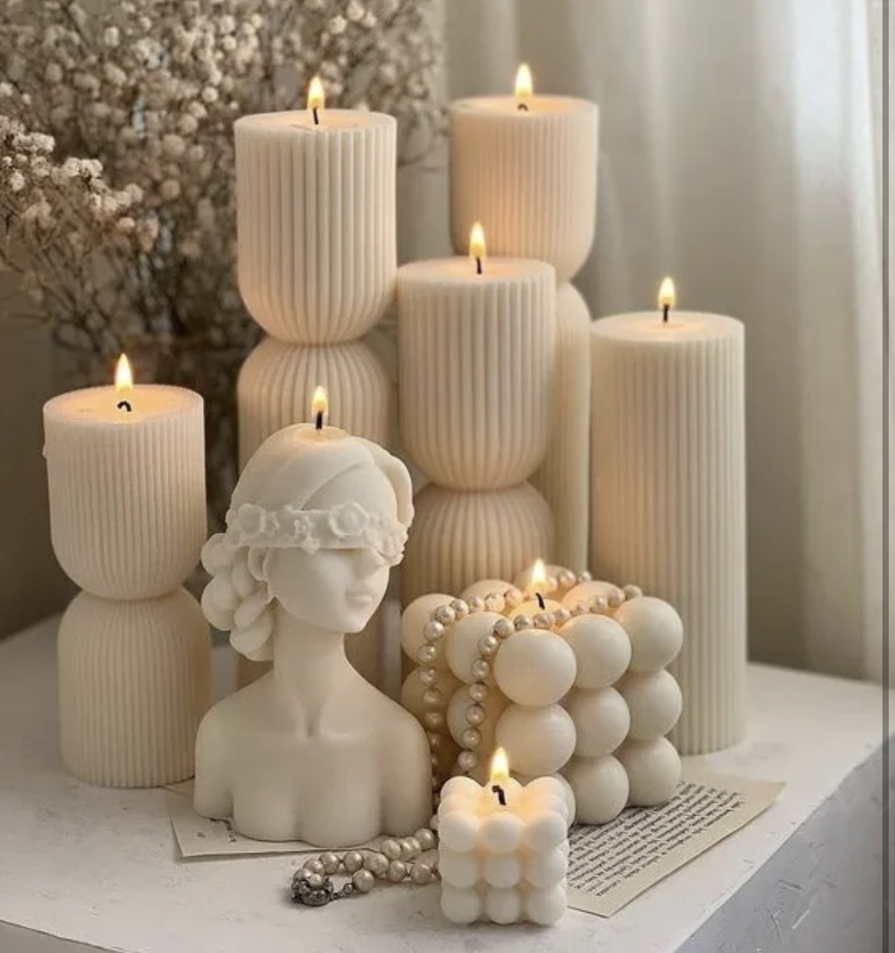Lumânări decorative handmade